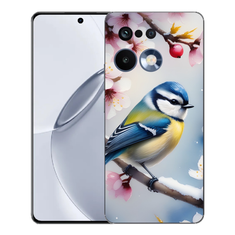 Gélový kryt mmCase na Realme 16 Pro+ - sýkorka