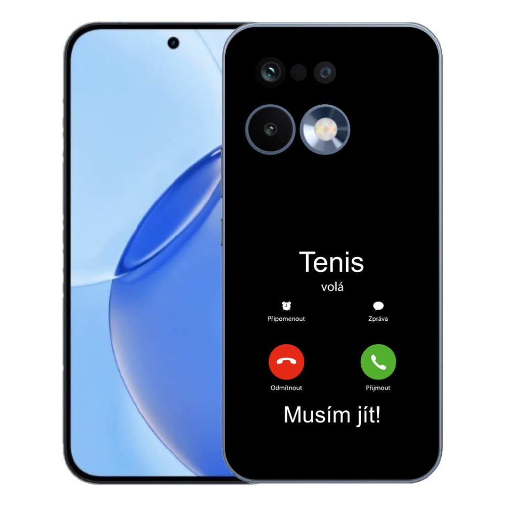 Gélový kryt mmCase na Realme 16 Pro - tenis volá čierne pozadie