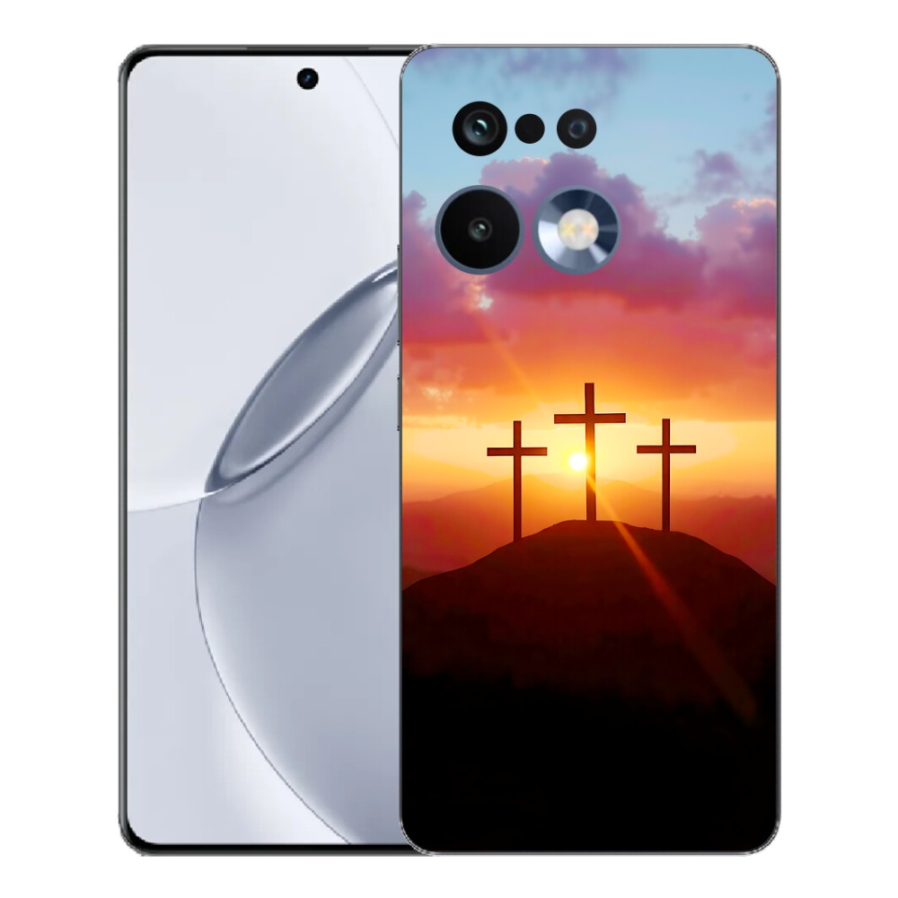 Gélový kryt mmCase na Realme 16 Pro+ - tri kríža
