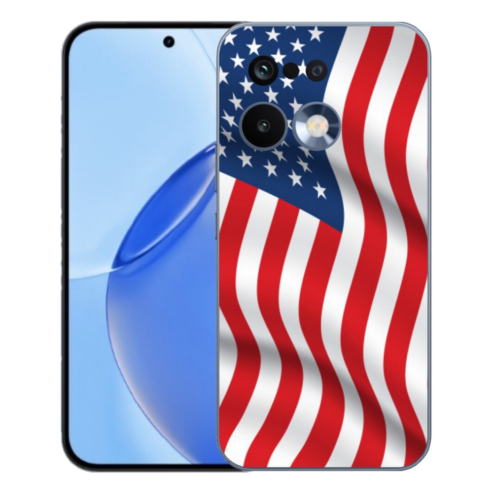 Gélový kryt mmCase na Realme 16 Pro - USA vlajka