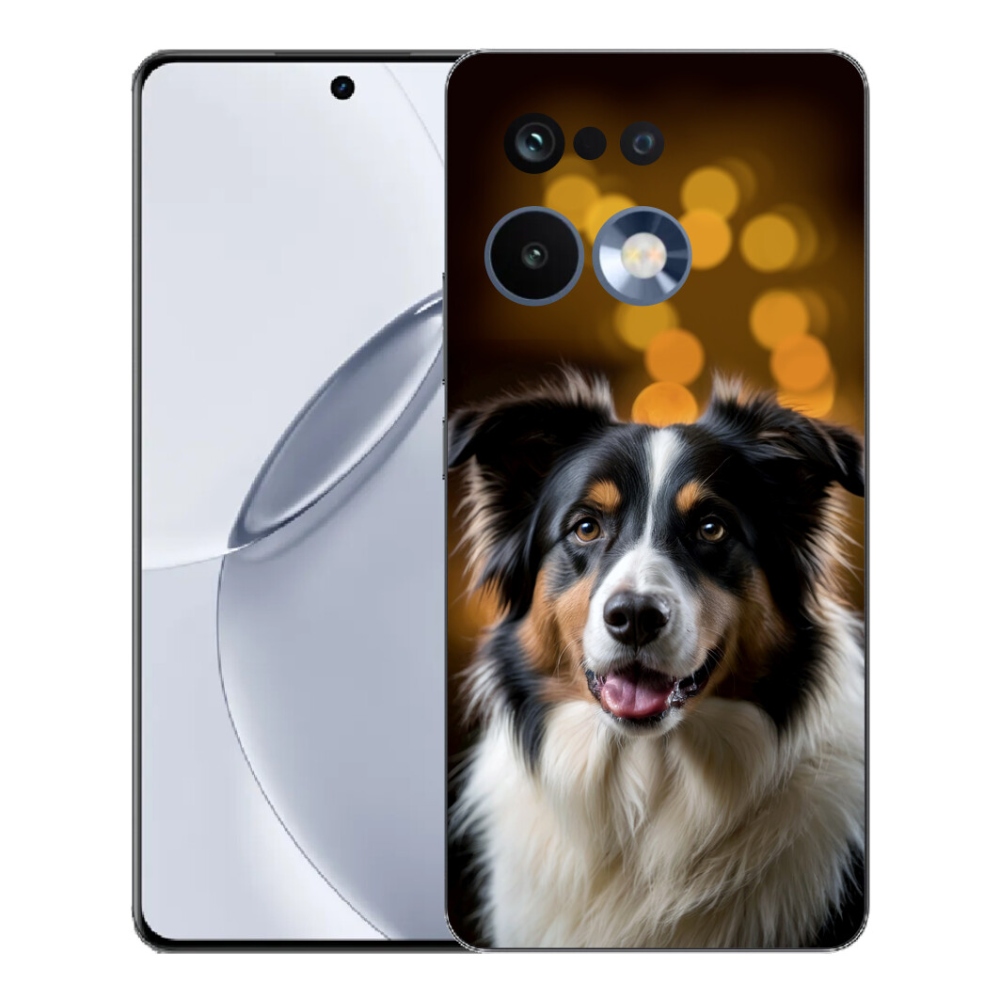 Gélový kryt mmCase na Realme 16 Pro+ - usmievavý austrálsky ovčiak
