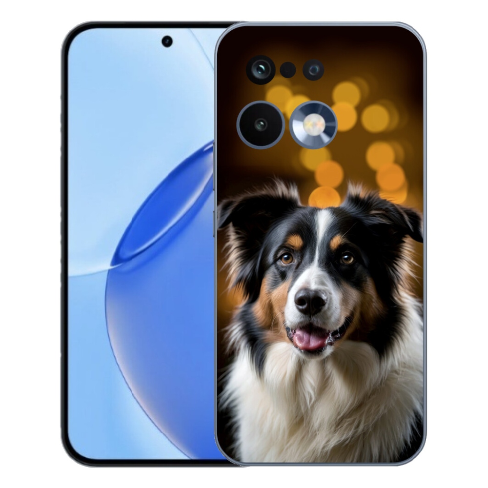 Gélový kryt mmCase na Realme 16 Pro - usmievavý austrálsky ovčiak