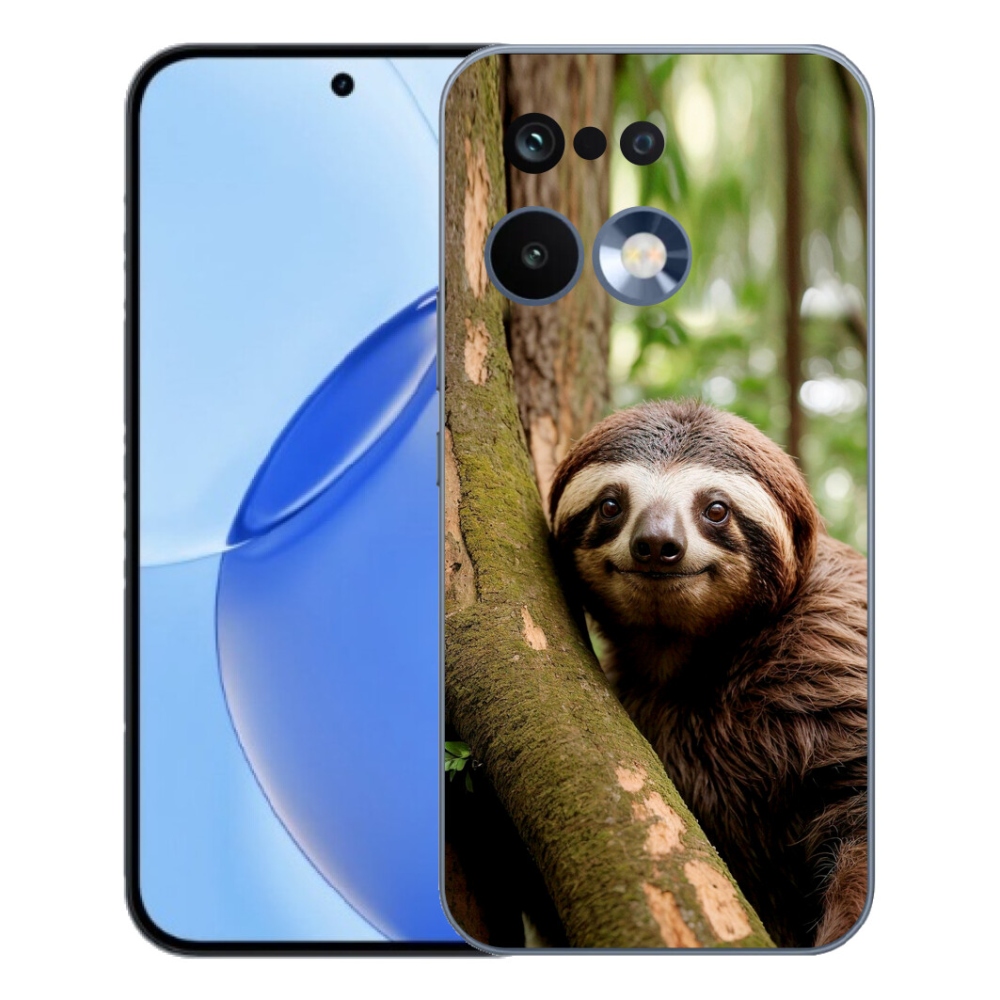 Gélový kryt mmCase na Realme 16 Pro - usmievavý leňochod