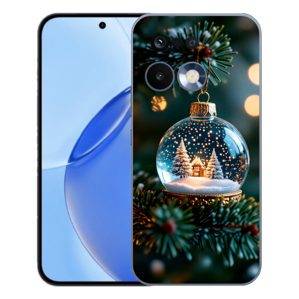 Gélový kryt mmCase na Realme 16 Pro - vianočné gule 2