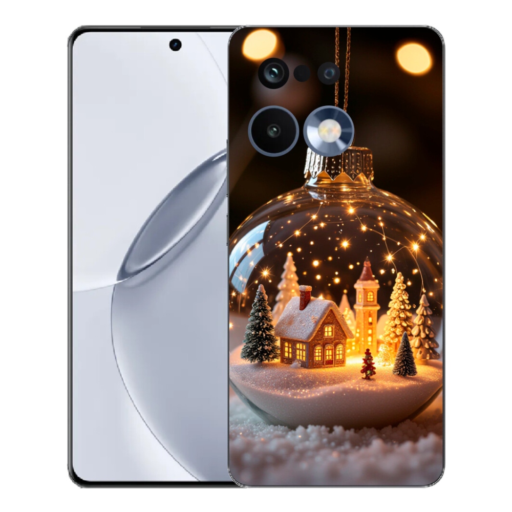 Gélový kryt mmCase na Realme 16 Pro+ - vianočné gule 3