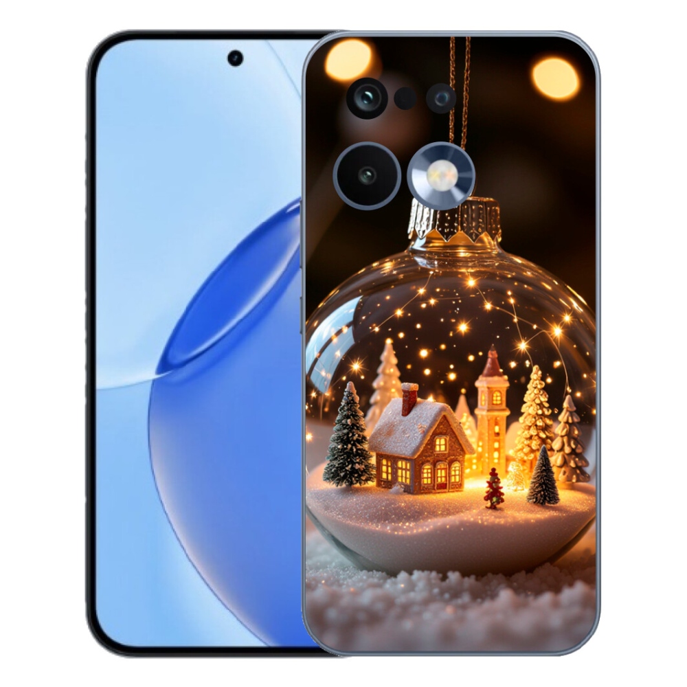 Gélový kryt mmCase na Realme 16 Pro - vianočné gule 3