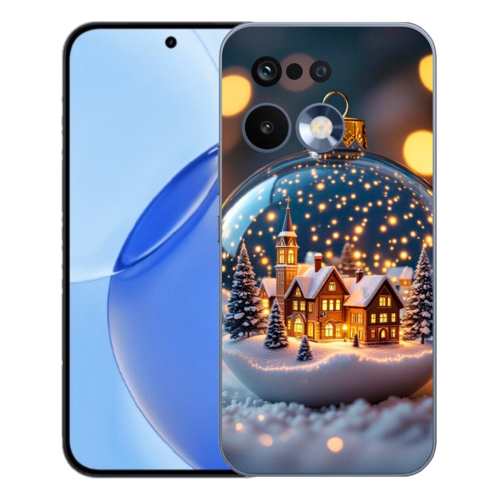 Gélový kryt mmCase na Realme 16 Pro - vianočné gule 4