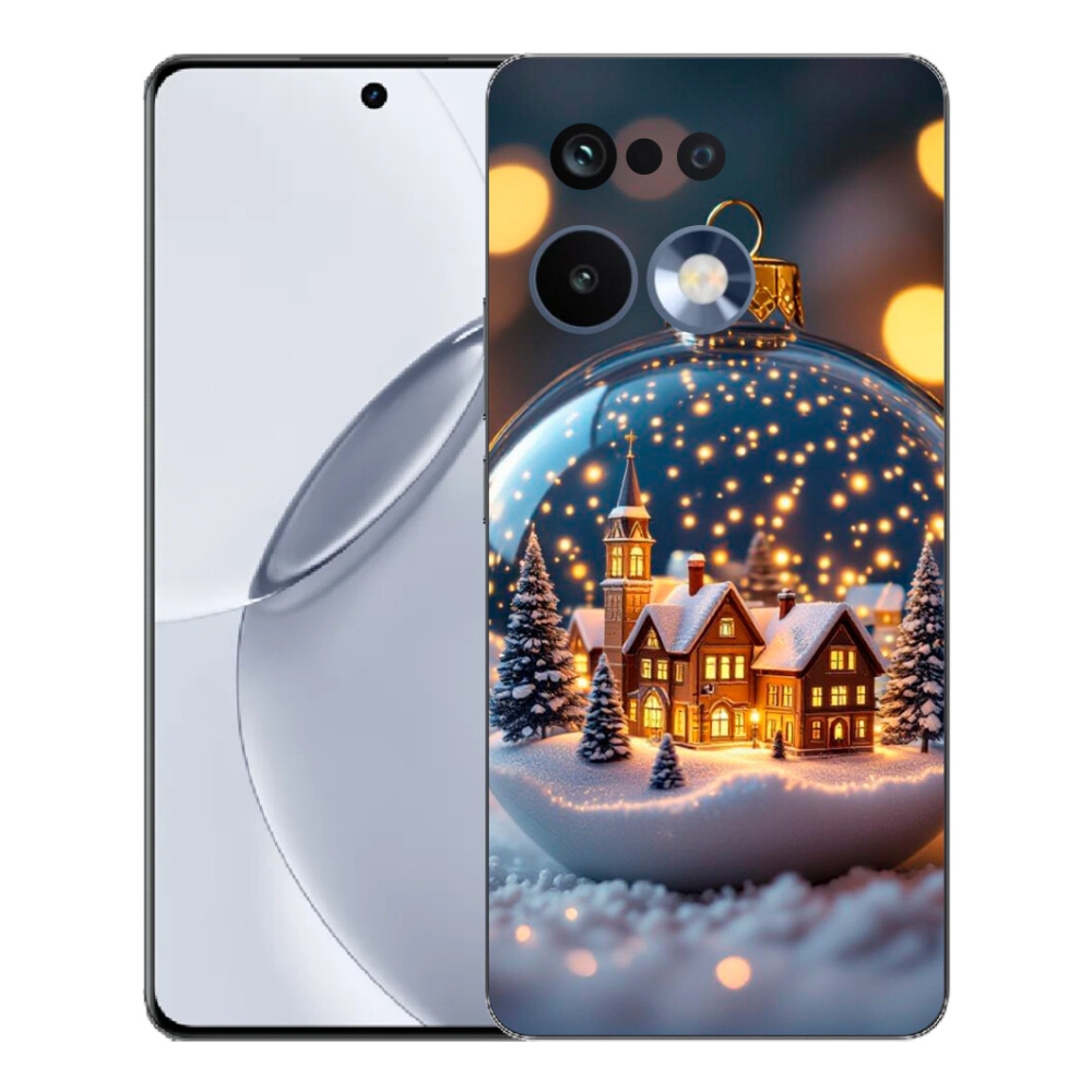 Gélový kryt mmCase na Realme 16 Pro+ - vianočné gule 4