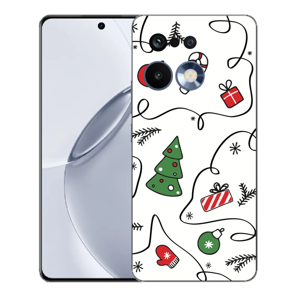 Gélový kryt mmCase na Realme 16 Pro+ - vianočné motívy