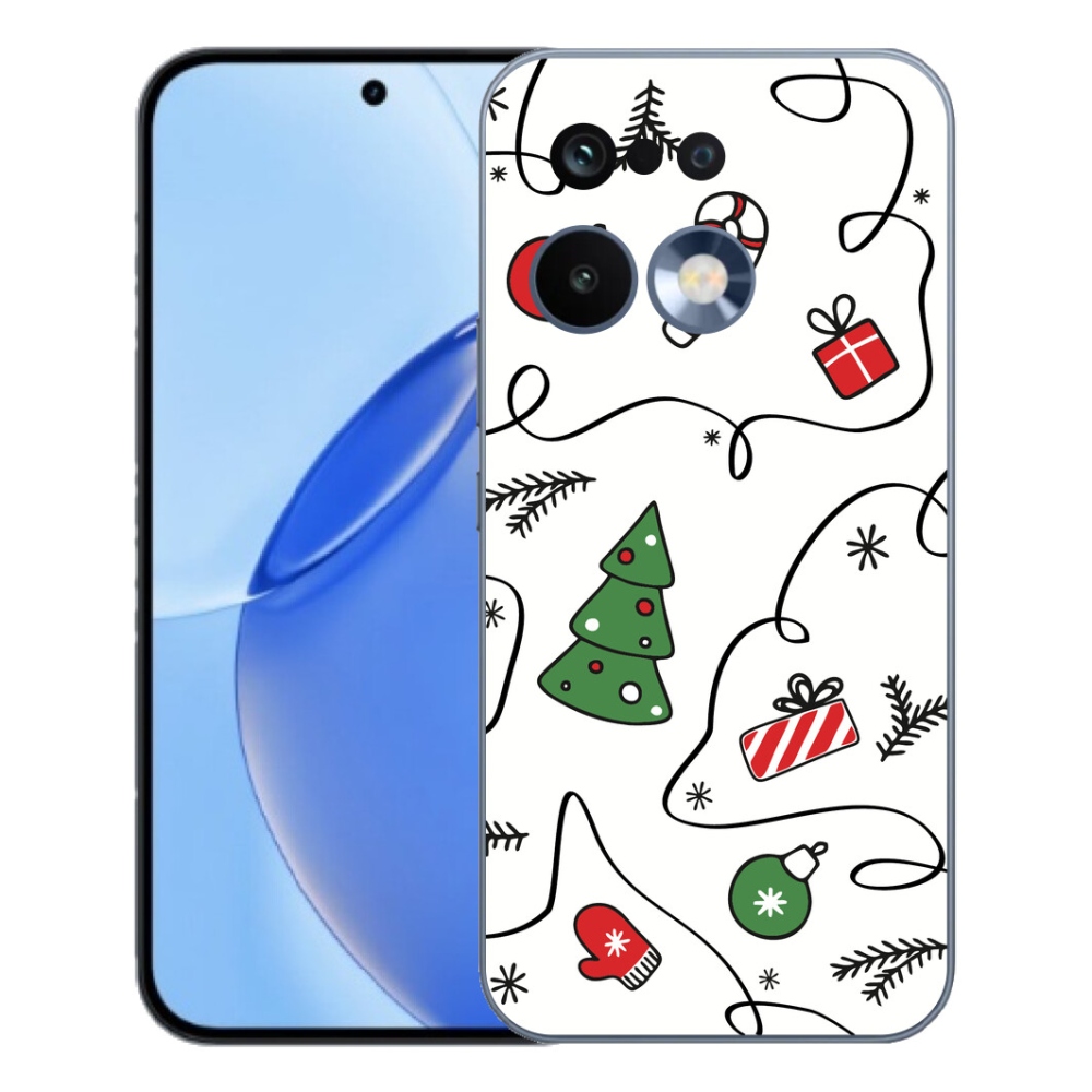 Gélový kryt mmCase na Realme 16 Pro - vianočné motívy
