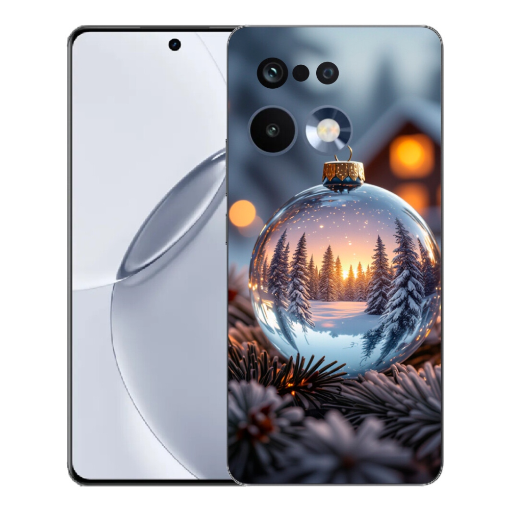 Gélový kryt mmCase na Realme 16 Pro+ - vianočná ozdoba
