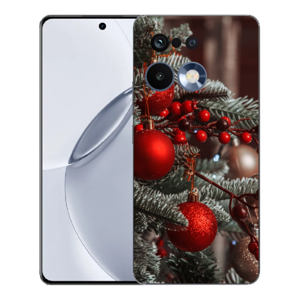 Gélový kryt mmCase na Realme 16 Pro+ - vianočné ozdoby 2