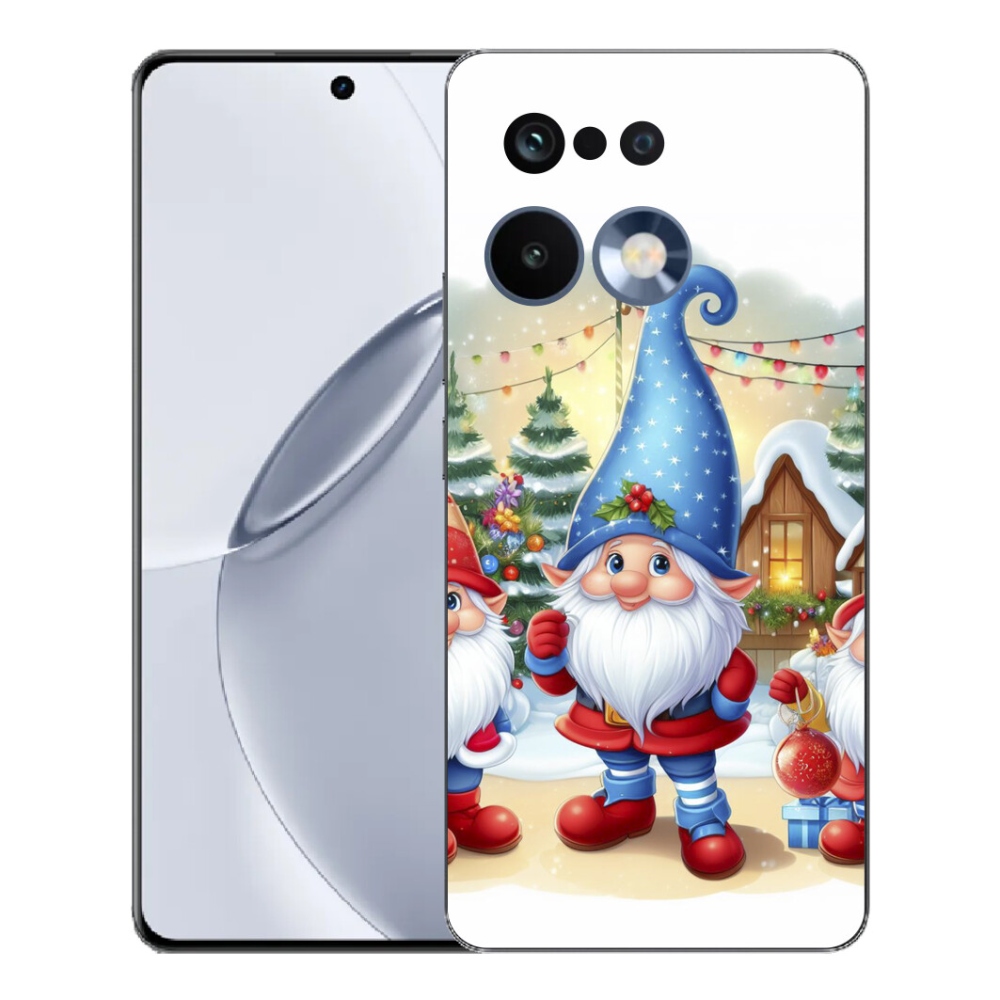 Gélový kryt mmCase na Realme 16 Pro+ - vianočné škriatkovia