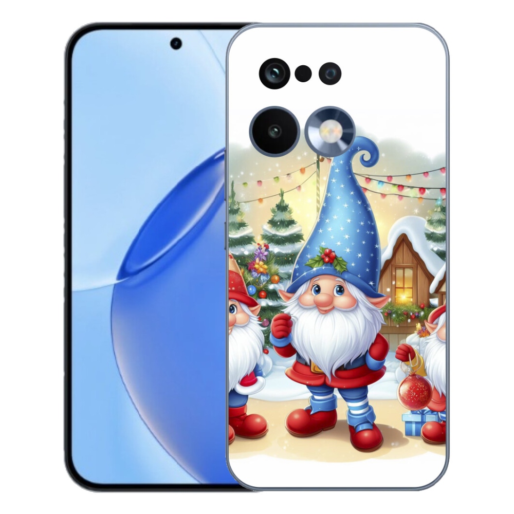 Gélový kryt mmCase na Realme 16 Pro - vianočné škriatkovia