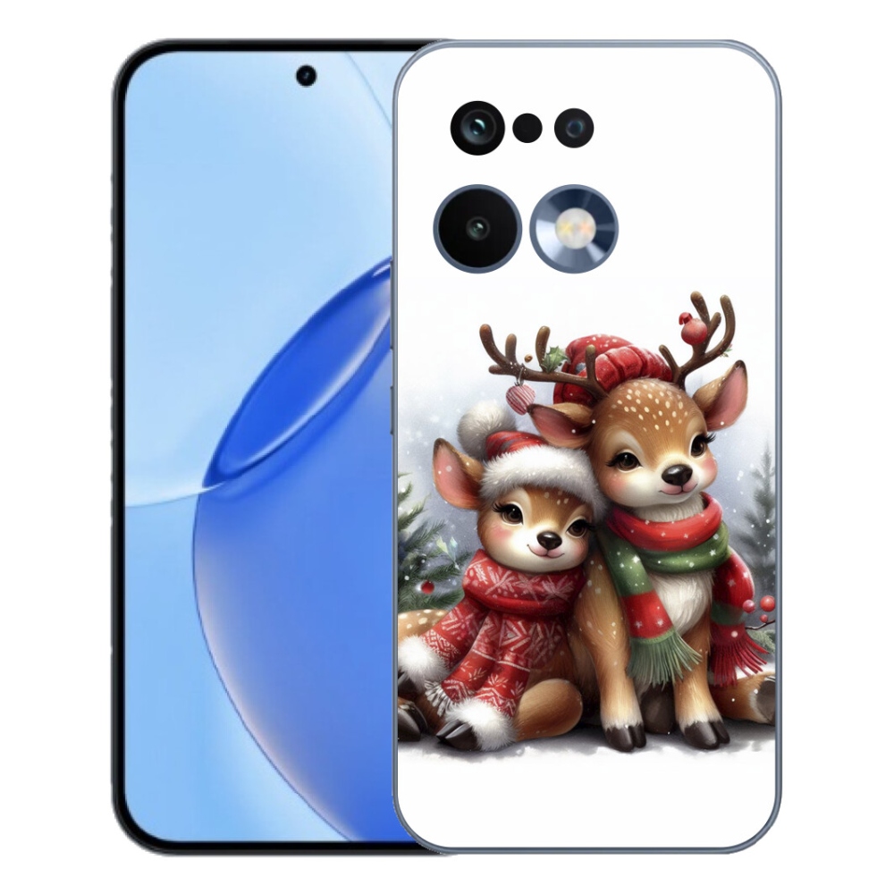 Gélový kryt mmCase na Realme 16 Pro - vianočné soby