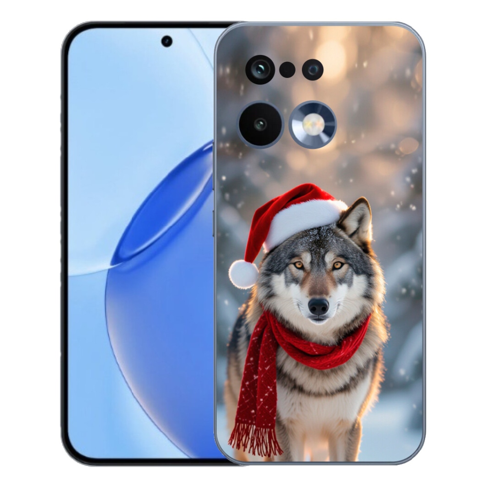 Gélový kryt mmCase na Realme 16 Pro - vianočný vlk