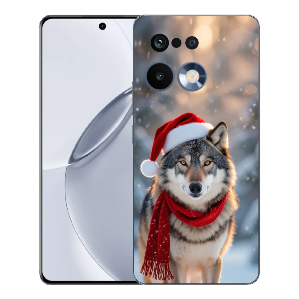 Gélový kryt mmCase na Realme 16 Pro+ - vianočný vlk