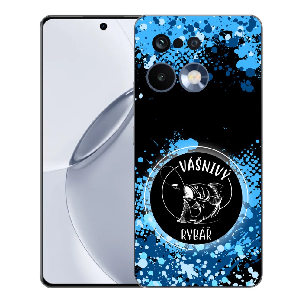 Gélový kryt mmCase na Realme 16 Pro+ - vášnivý rybár čierne pozadie