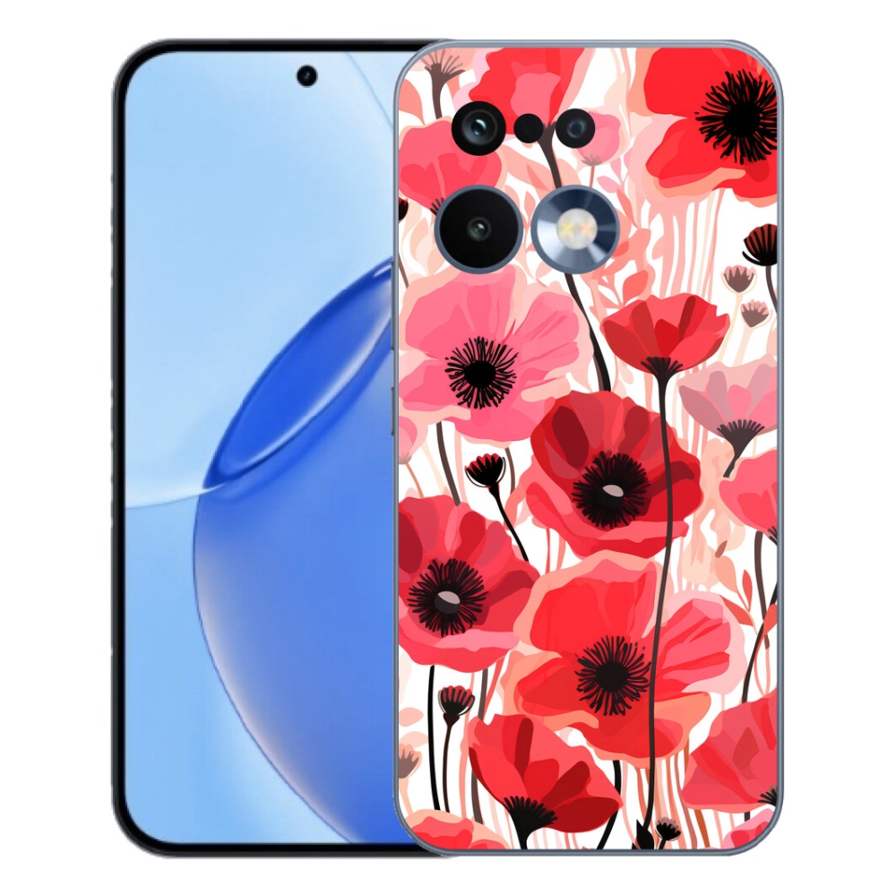 Gélový kryt mmCase na Realme 16 Pro - vlčí mak 1