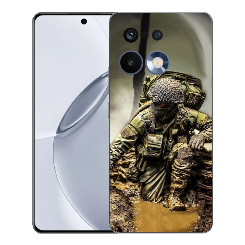 Gélový kryt mmCase na Realme 16 Pro+ - vojak