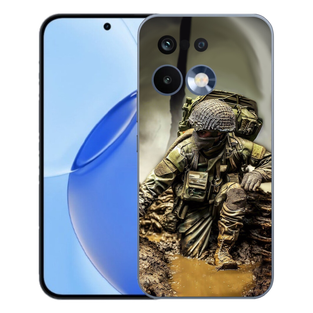 Gélový kryt mmCase na Realme 16 Pro - vojak