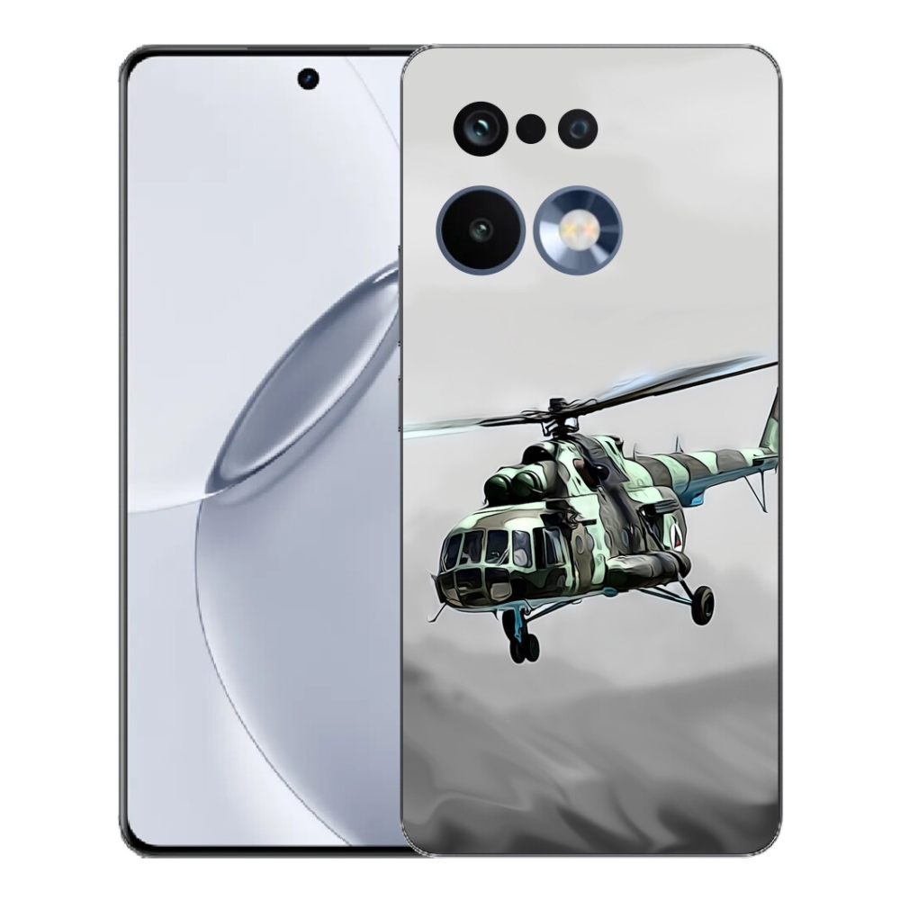 Gélový kryt mmCase na Realme 16 Pro+ - vojenský vrtuľník