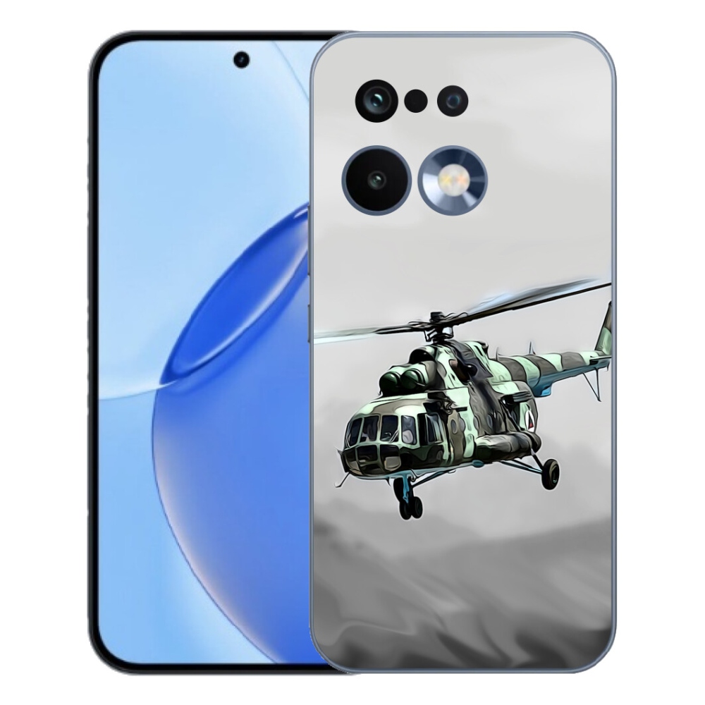 Gélový kryt mmCase na Realme 16 Pro - vojenský vrtuľník