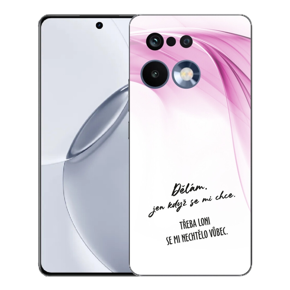 Gélový kryt mmCase na Realme 16 Pro+ - vtipný text 12 biele pozadie