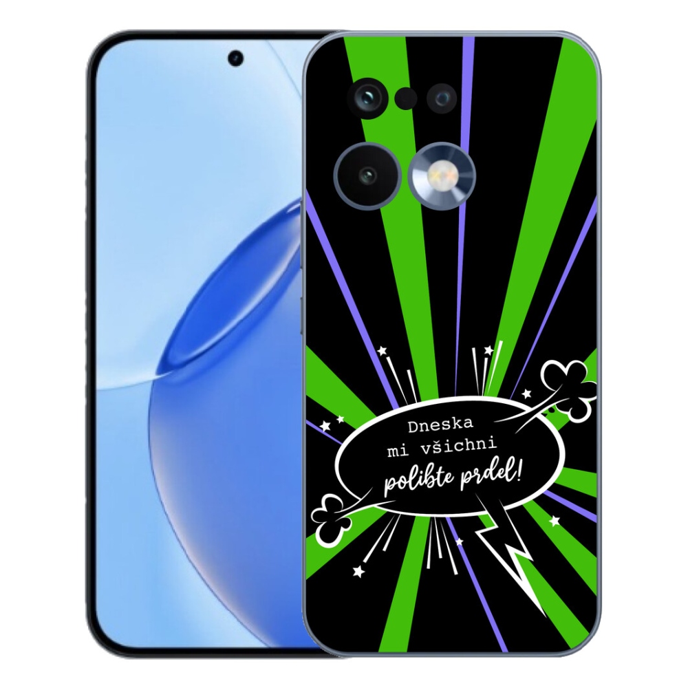 Gélový kryt mmCase na Realme 16 Pro - vtipný text 15 čierne pozadie