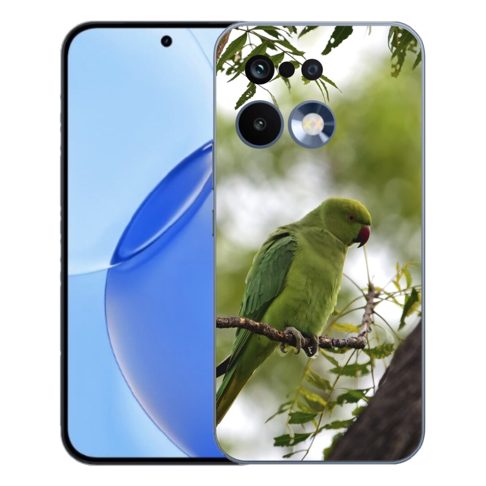 Gélový kryt mmCase na Realme 16 Pro - zelený papagáj