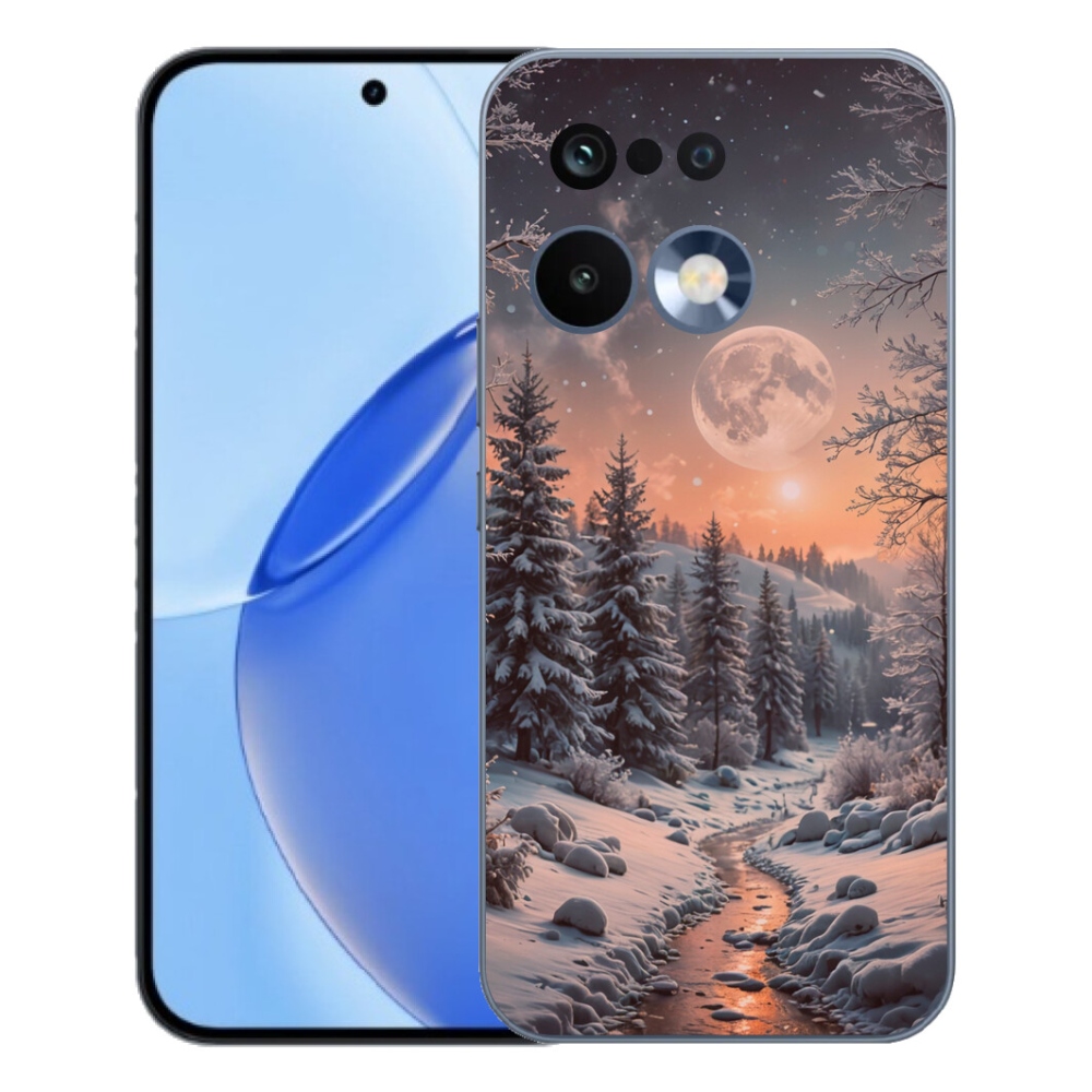 Gélový kryt mmCase na Realme 16 Pro - zimná krajina 2