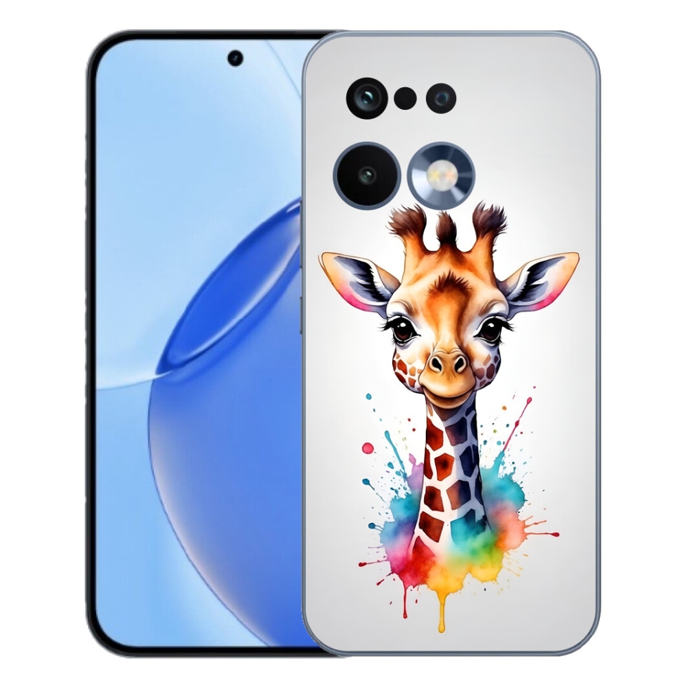 Gélový kryt mmCase na Realme 16 Pro - žirafa 1