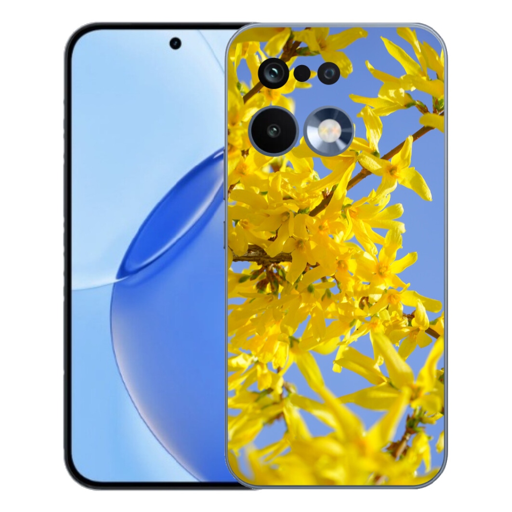 Gélový kryt mmCase na Realme 16 Pro - žlté kvety