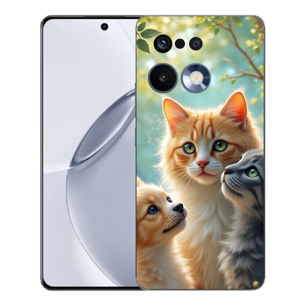 Gélový kryt mmCase na Realme 16 Pro+ - zvieracie priateľstvo 2