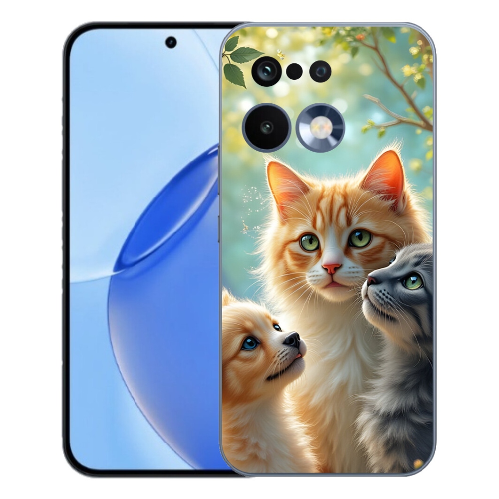 Gélový kryt mmCase na Realme 16 Pro - zvieracie priateľstvo 2