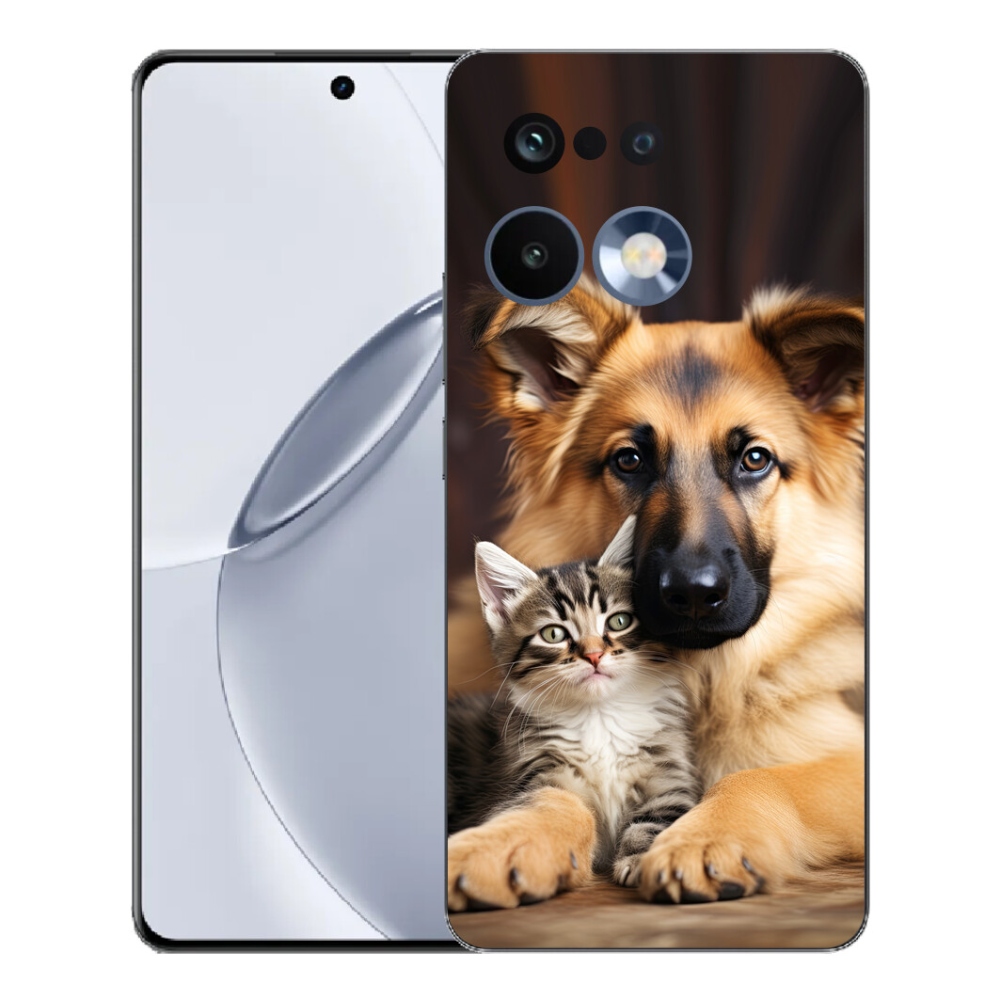 Gélový kryt mmCase na Realme 16 Pro+ - zvieracie priateľstvo