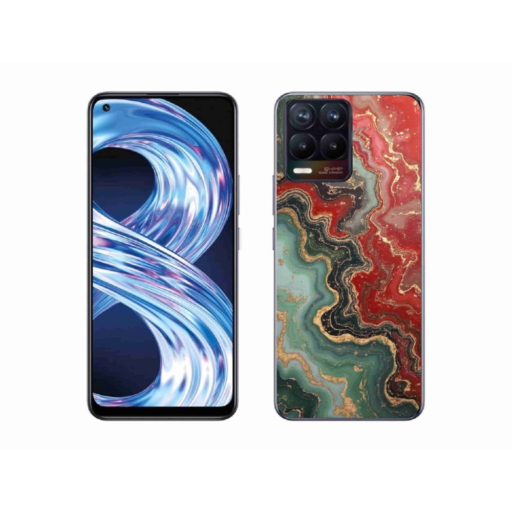 Gélový kryt mmCase na Realme 8 4G - abstraktný motív 55