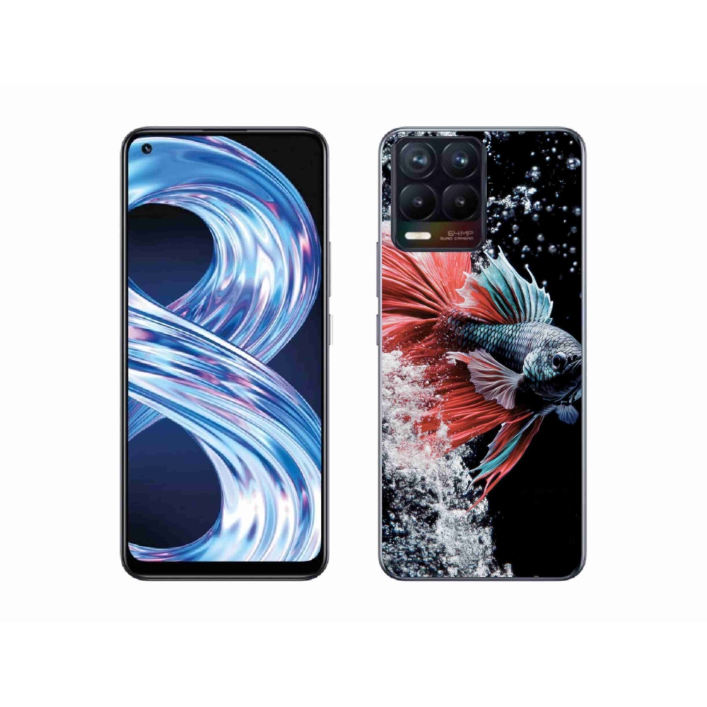 Gélový kryt mmCase na Realme 8 4G - bojovníčka pestrá