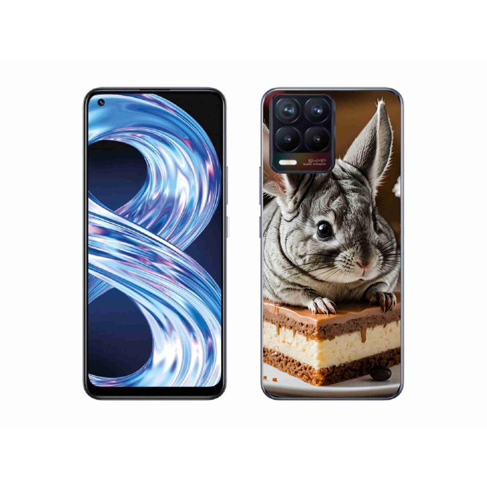 Gélový kryt mmCase na Realme 8 4G - činčila