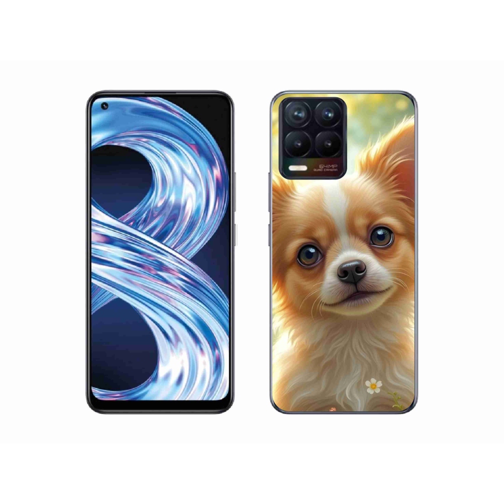 Gélový kryt mmCase na Realme 8 4G - čivava 5