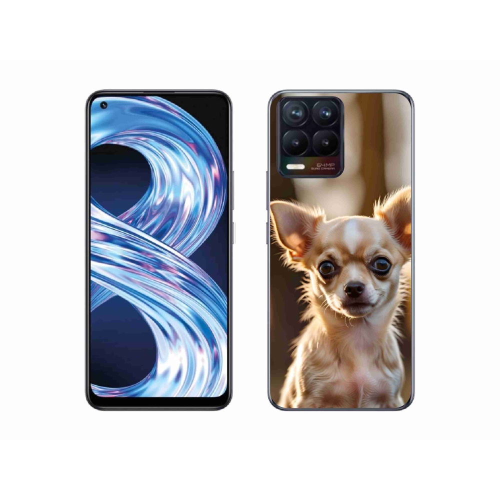 Gélový kryt mmCase na Realme 8 4G - čivava 6