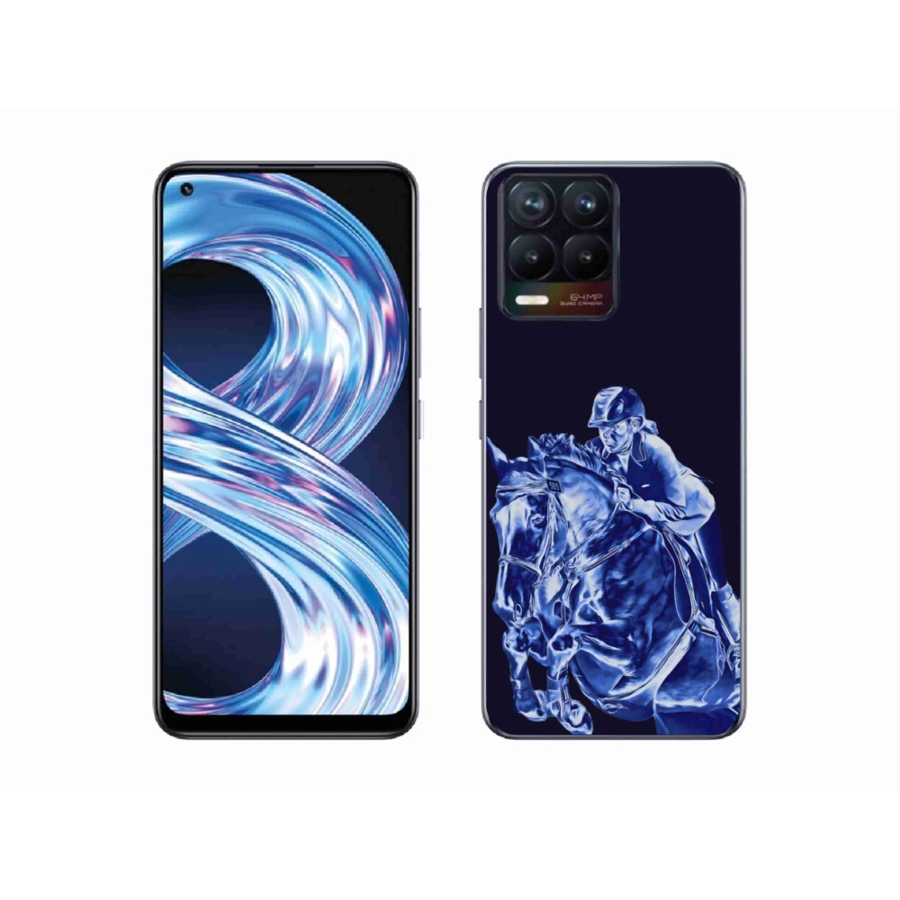 Gélový kryt mmCase na Realme 8 4G - dostihový kôň