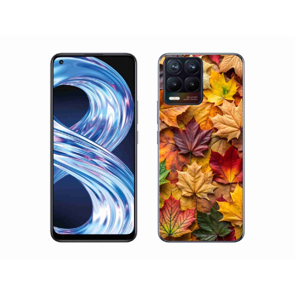 Gélový kryt mmCase na Realme 8 4G - javorové listy 2