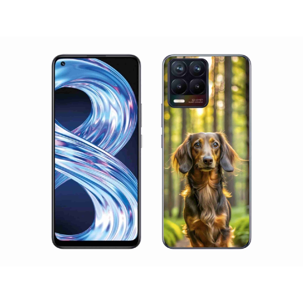 Gélový kryt mmCase na Realme 8 4G - jazvečík 4