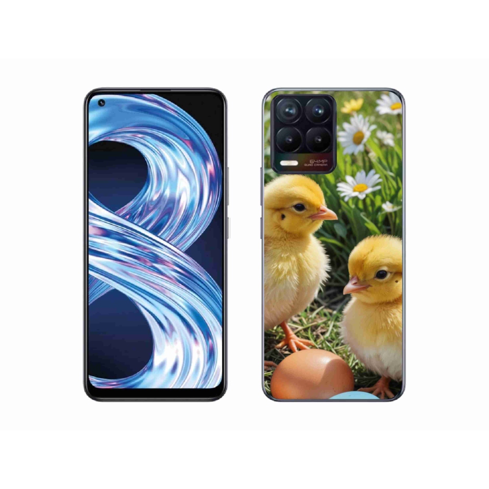 Gélový kryt mmCase na Realme 8 4G - kuriatka