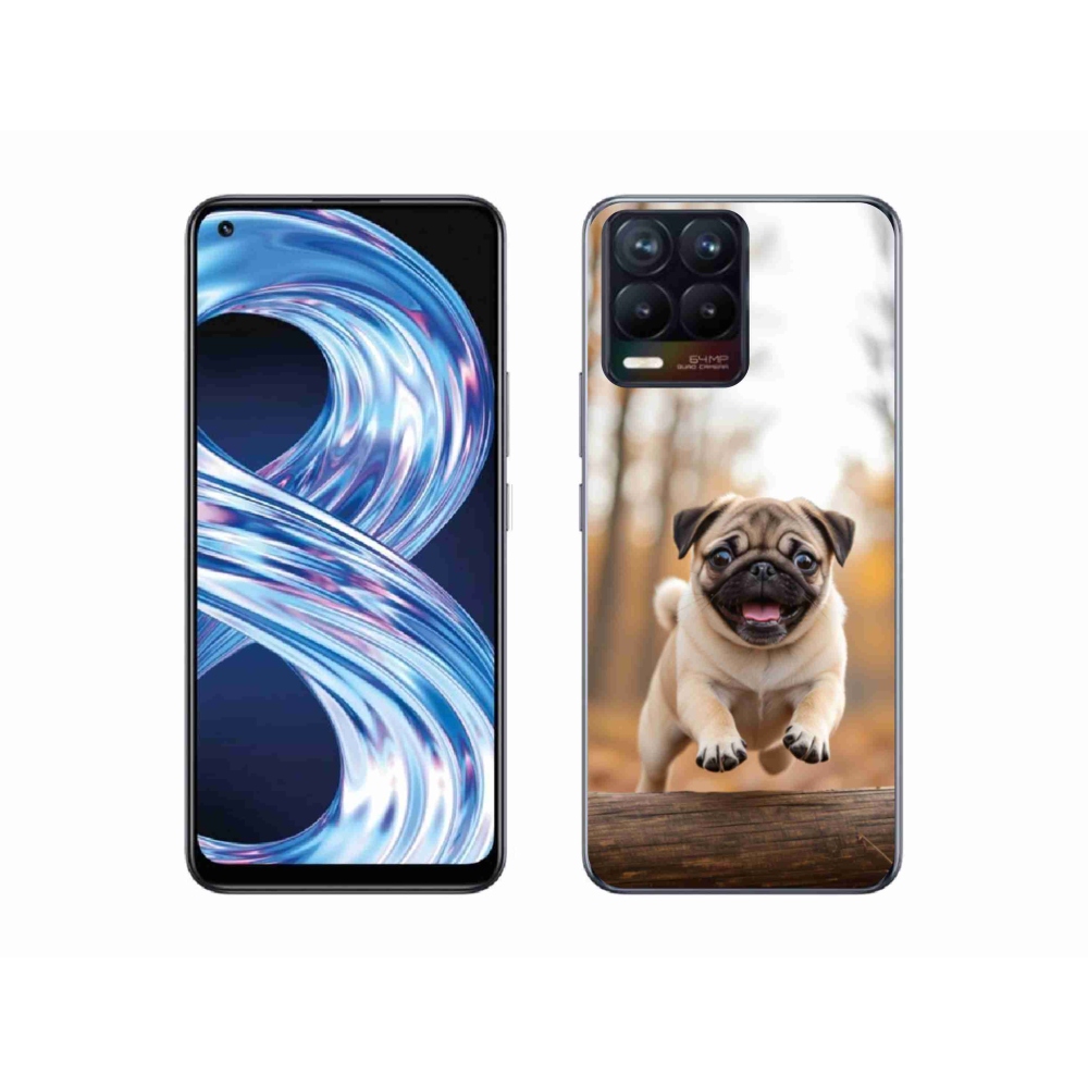 Gélový kryt mmCase na Realme 8 4G - mops 2