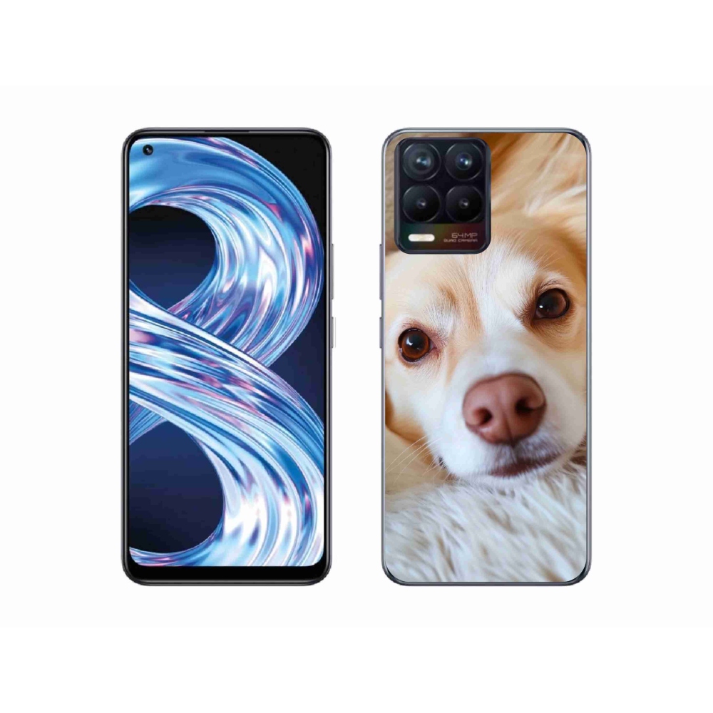 Gélový kryt mmCase na Realme 8 4G - Roztomilá čivava