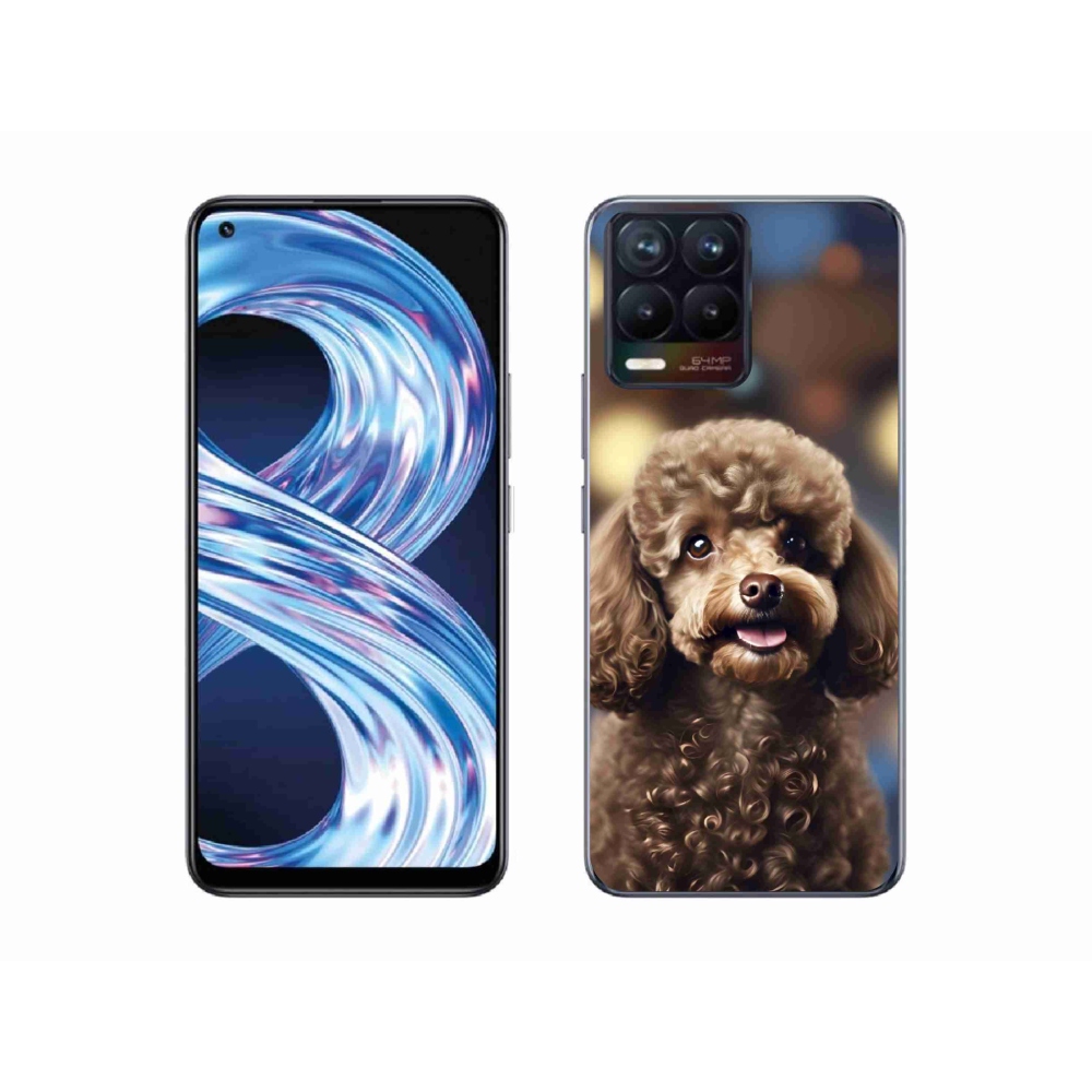 Gélový kryt mmCase na Realme 8 4G - roztomilý pudel
