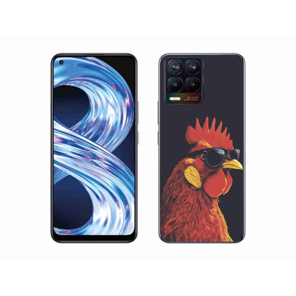 Gélový kryt mmCase na Realme 8 4G - štýlový kohút