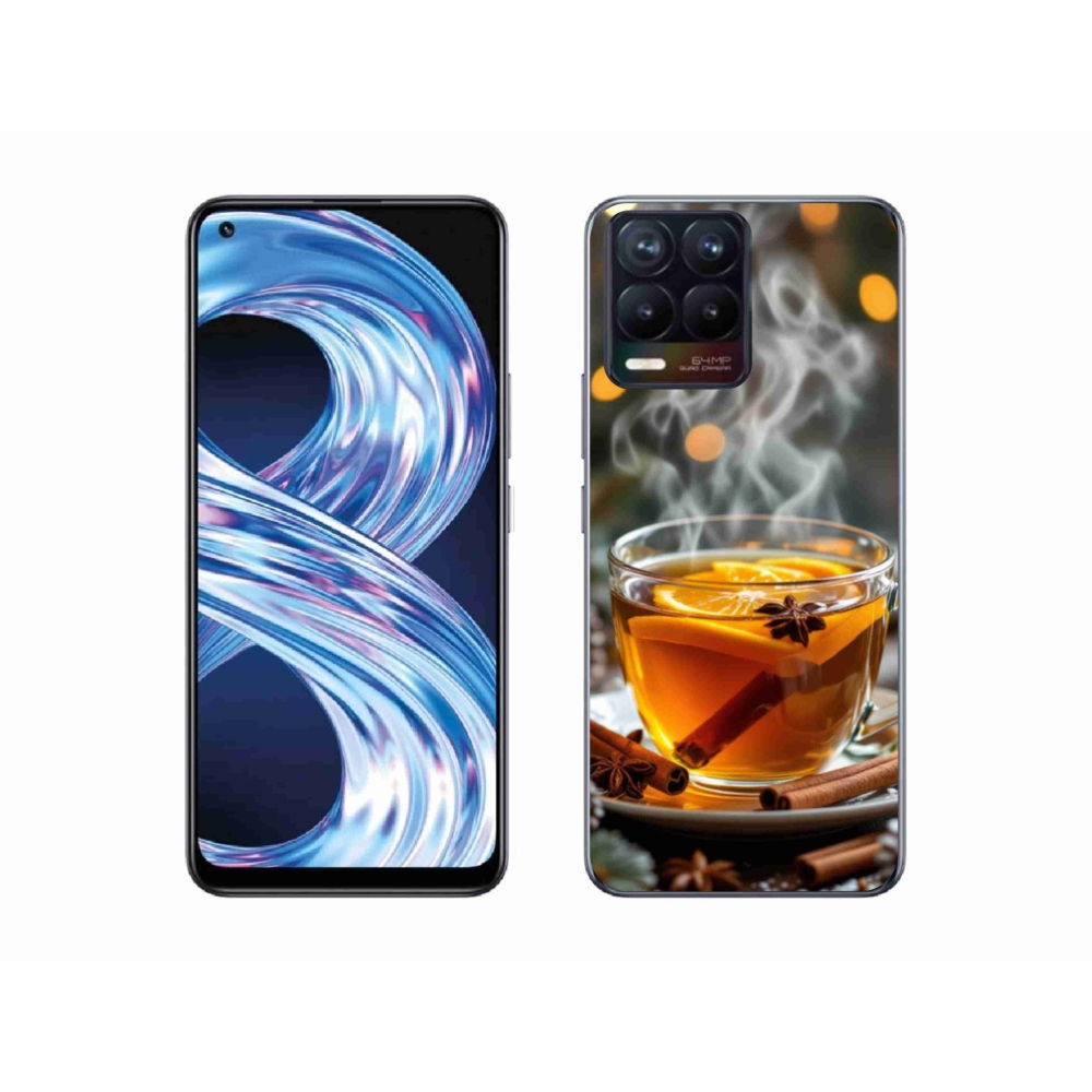 Gélový kryt mmCase na Realme 8 4G - vianočný punč